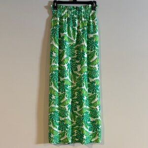 Laroque Leafy Green Maxi Skirt